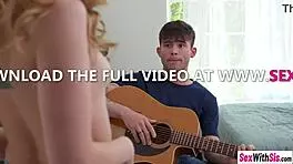 Tiny blonde Demi Hawks sucks and fucks big cock in rough hardcore scene