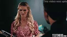 Tiny blonde teen student let janitor rail her hairy cunt in class