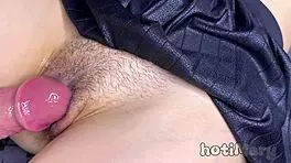 Feeling Closeup Cock Fuck Hairy Pussy Creampie