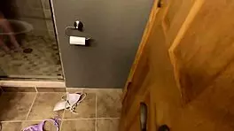 Caught Peeping And Performs Act