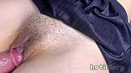 Feeling Closeup Cock Fuck Hairy Pussy Creampie