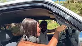 after exercising i end up in my neighbors car fucking