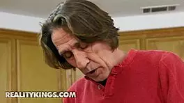 Mini Stallion masturbates when Steve shows up and switches toys