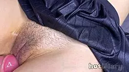 Feeling Closeup Cock Fuck Hairy Pussy Creampie