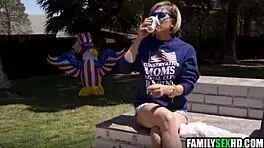 step daughter threesomed on 4th of july