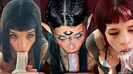 the best of deepthroat with lots of milk coming out of my mouth compilation