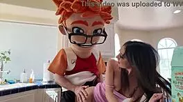 Petite Brunette Eva Generosi Sucks Sausage And Takes Cum