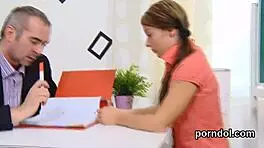 Lovesome College Girl Gets Seduced And Penetrated By Older Teacher