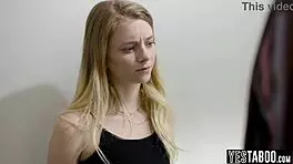 mature man comforts petite teen with big dick