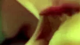 asian brunette comes to room to drink milk