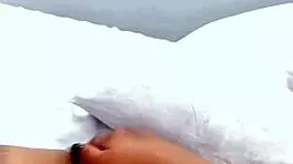 Every morning, this young amateur masturbates in her bedroom.