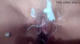 two hunks fucking skinny hot wife in bedroom