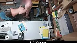 officer fucks thief brooke bliss hard after catching her