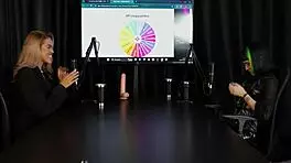 i'd date my fans, says goth girl before sucking tits and blowjob