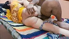 my cute partner and lover enjoy midnight fucking in missionary position