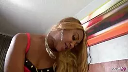 Two Inked Saggy Tits Ebony Girls In Rough Ffm Threesome