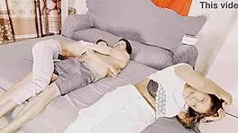 Brunette And Sexy Threesome Sex