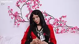 playing with yumeko ends in mouthful cum and juicy ass coverage