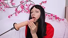 playing with yumeko ends in mouthful cum and juicy ass coverage