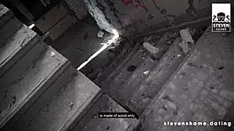 megan venturi slammed hard in abandoned hospital ruins