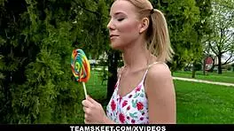 poppy pleasure rocks braces and pigtails in hardcore pounding