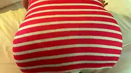 petite girl teases with visible panty lines