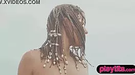 petite aussie milf flaunts perky tits bubble butt