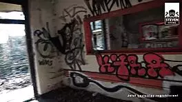 megan venturi slammed hard in abandoned hospital ruins