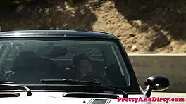 fantasy teen model deepthroats hard cock in close-up taboo