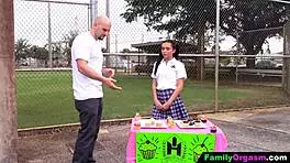 guy buys cupcakes from cute school teen then fucks her senseless after