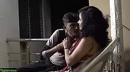 stepson catches horny milf fucking bends her over doggystyle