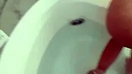 prostitute slurps sloppy blowjob then rides cock in motel hydromassage