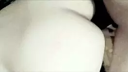 Babe begs for big cock cum before party!