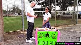 guy buys cupcakes from cute school teen then fucks her senseless after