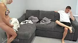 Caught cheating! Hubby rams Stella Freebie's ass rough after stranger anal!