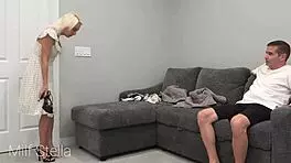 Caught cheating! Hubby rams Stella Freebie's ass rough after stranger anal!