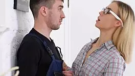 wanna see this dirty anal pounding with skinny blonde riding hard?