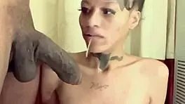 sexy slim latina jada slim explores piss play then savors bbc sucking skills