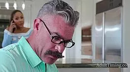 horny wet feet slut squirts during sneaky hardcore fuck