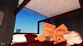 Sophie's Bold Blonde Model Rampage