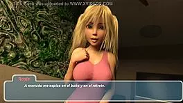 Rosie Discusses Bathroom Incidents in Happy Summer Visual Novel