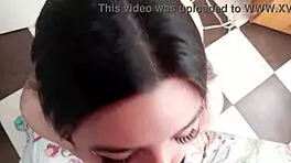 cute tattooed latina petite debuts in lingerie casting interview