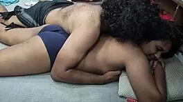 Horny Desi Couple Deep Kisses Undress Play Juicy Bedroom Boobs