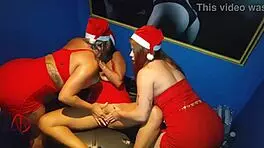 brazilian sluts swap partners for christmas swing fuck
