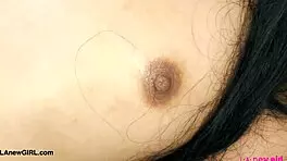 Adorable brunette bares irresistible curves