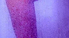 college tanned babe showers in bikini masturbating horny