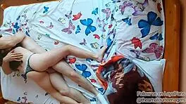 real couple goes wild with passionate doggystyle creampie from top view