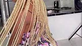 horny ebony neighbor craves big black cock doggystyle pounding