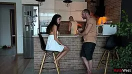 Wife Sneaks Blowjob from Husband's Best Friend Behind His Back