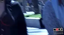 Busty spanish milf stars in hardcore voyeur anal pounding session